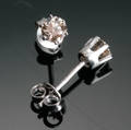 Diamant ørestikker, ca. 0.56 ct.