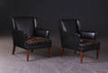 Frits Henningsen 1889 - 1965. Hvilestol med ben af mahogny