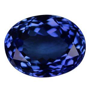 Uindfattet tanzanit. Ca. 6.80 ct