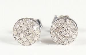 Diamant ørestikker, ca. 0.38 ct., et par 2