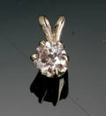 Diamant vedhæng, ca. 0.35 ct.