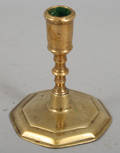 Ljusstake, mässing 1700-tal