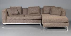 Italiensk design. Modul Hjørnesofa med chaiselong. 2