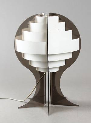 M. Goettler, bordlampe, plexiglas