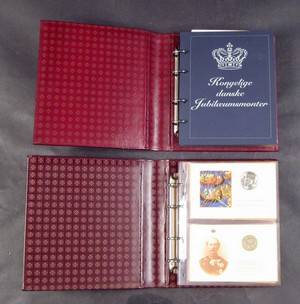 Danmark jubilæumsmønter 1903-2008 samling
