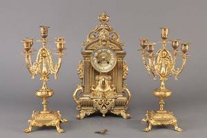Kaminur med garniture, 1900-tallets begyndelse 3 