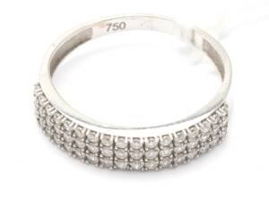 Ring vitguld 18K