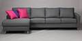Tre-pers. sofa med chaiselong, model Barcelona