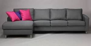 Tre-pers. sofa med chaiselong, model Barcelona