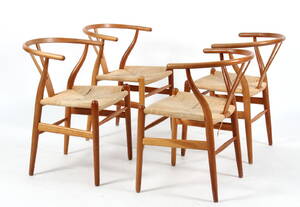 H. J. Wegner. Y-stole, kirsebærtræ, model CH24 4