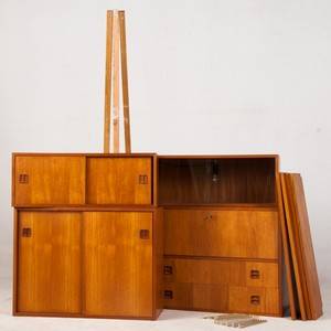 Regalsystem in Teak ca. 12