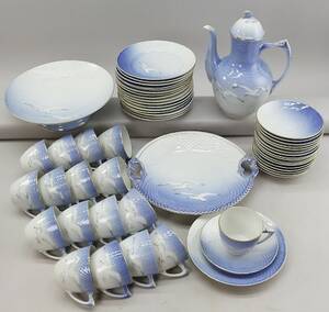 Kaffeservis Blå Måsen