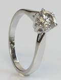 Solitairering, ca. 0.97 ct.