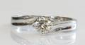 Solitairering, ca. 0.38 ct.