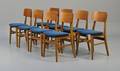 Dansk møbelproducent. Sæt på otte stole i teak og bøg8