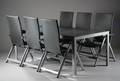 Havebord med seks positionsstole 7