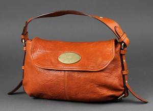 Mulberry. Hayden Small Shoulder, brun lammeskind