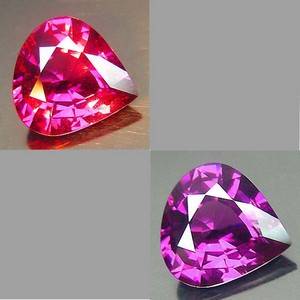 Uindfattet granat - ca. 5.25 ct
