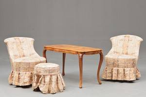 Hvilestole, skammel samt sofabord 4