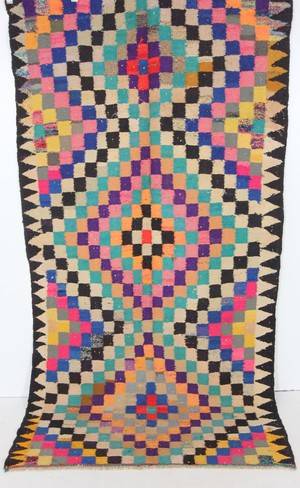 Matta, flatvävd, Harsin-Kelim, 290x155 cm