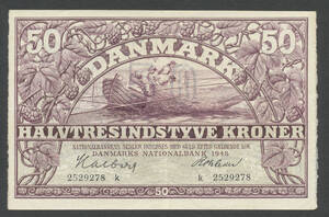 Danmark 50 kroner 1948 K