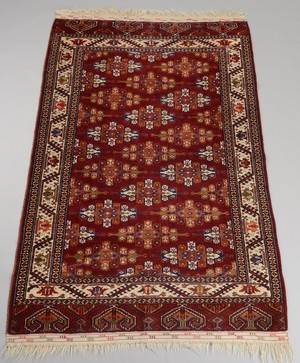 Afghansk Tæppe, 200x127 cm. 