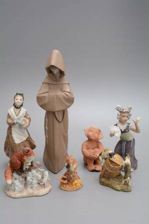 Parti figuriner, Lladro m.m.