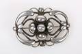Georg Jensen Broche af sterling sølv, dessin nr 161.