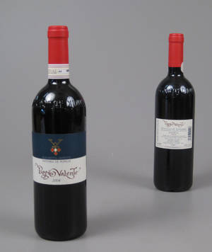 18 fl. Poggio Valente, årg. 2004 Riserva, DOC Morellino di Scansano, Fattoria Le Pupille, Elisabetta Geppetti, Toscana, Maremma