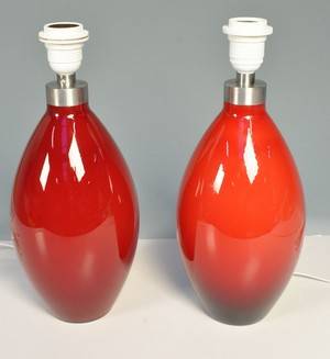 Peter Svarrer for Holmegaard. Cocoon bordlamper 2