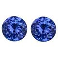 Uindfattede tanzanitter. Ca. 1.20 ct