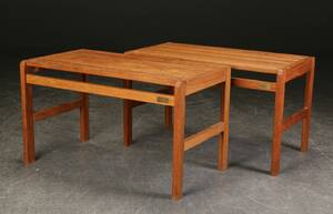 Trip Trap. To bænke af teaktræ 2 