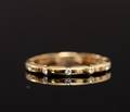 Alliansring i 18k guld med briljanter, 