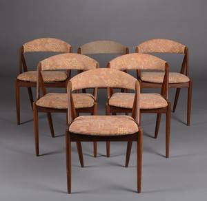Kai Kristiansen. Seks stole af teak 6