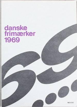 Frimærker Danmark Årsmapper 1969-1975 52