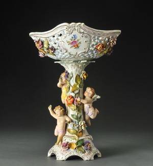 Tysk opsats af porcelæn