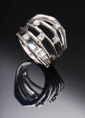 Brillant ring af 18 kt hvidguld 