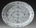 Tysk fad af porcelæn, ca. 1900
