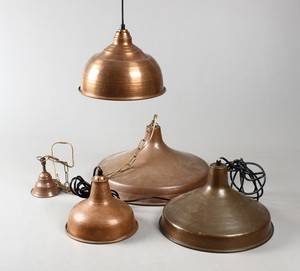 Dansk lampeproducent, pendler, kobber 4