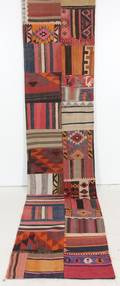 Matta Galleri, Patchwork Kelim 405 x 80 cm
