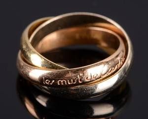 Trinity ring, Cartier 18 kt