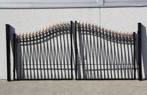 ProGarden Smedejernsport med guldspir 120 cm og stolper 