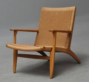 H. J. Wegner, lænestol, model CH-25, Carl Hansen  Søn