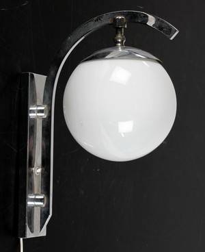 Vägglampa, art deco