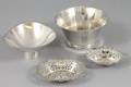 Skålar, silver, 1900-tal, bl.a C G Hallberg och GAB 4
