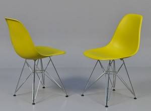 Charles Eames. Par skalstole, model DSR