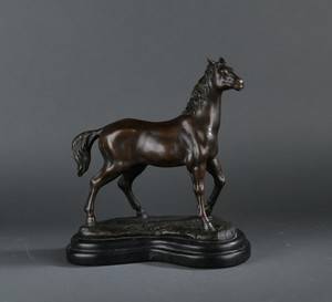 Milo. Figur af hest. Bronze