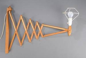 Le Klint Sakselampe af eg, model 317