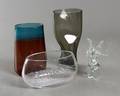 Orrafos m.fl., figur og vaser, glas 4