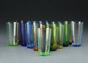 Holmegaard. Samling sodavandsglas 18 